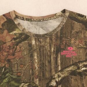 Mossy Oak Casual Crew Neck Long Sleeve T Shirt Womens Size Medium M Camo